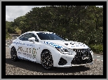 2016, Lexus RC F, Policyjny, Samochód, Biały